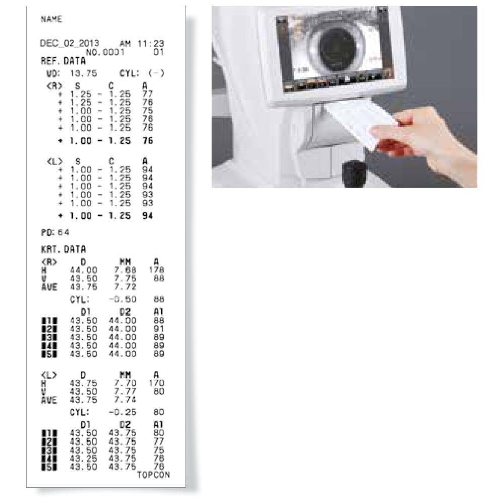 Topcon - KR 800/MR 800 Kerato - Refractometer